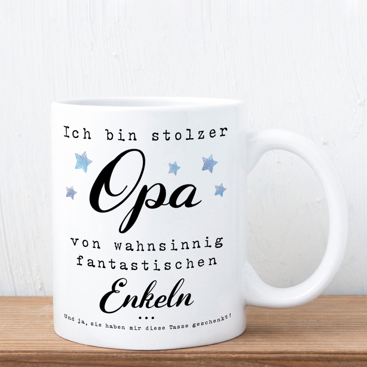 Tasse mit Motiv - Ich bin stolzer Opa von wahnsinnig fantastischen Enkeln