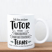 Tasse mit Motiv - Ich bin stolzer Tutor eines ungeheuer fantastischen Teams
