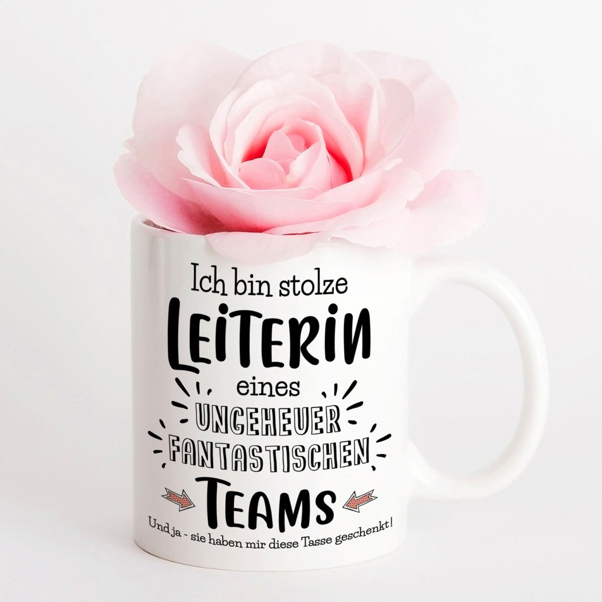 Tasse mit Motiv - Ich bin stolze Leiterin eines ungeheuer fantastischen Teams