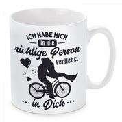 Tasse mit Motiv - Ich habe mich in die richtige Person verliebt. In Dich