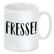 Tasse mit Motiv - FRESSE!