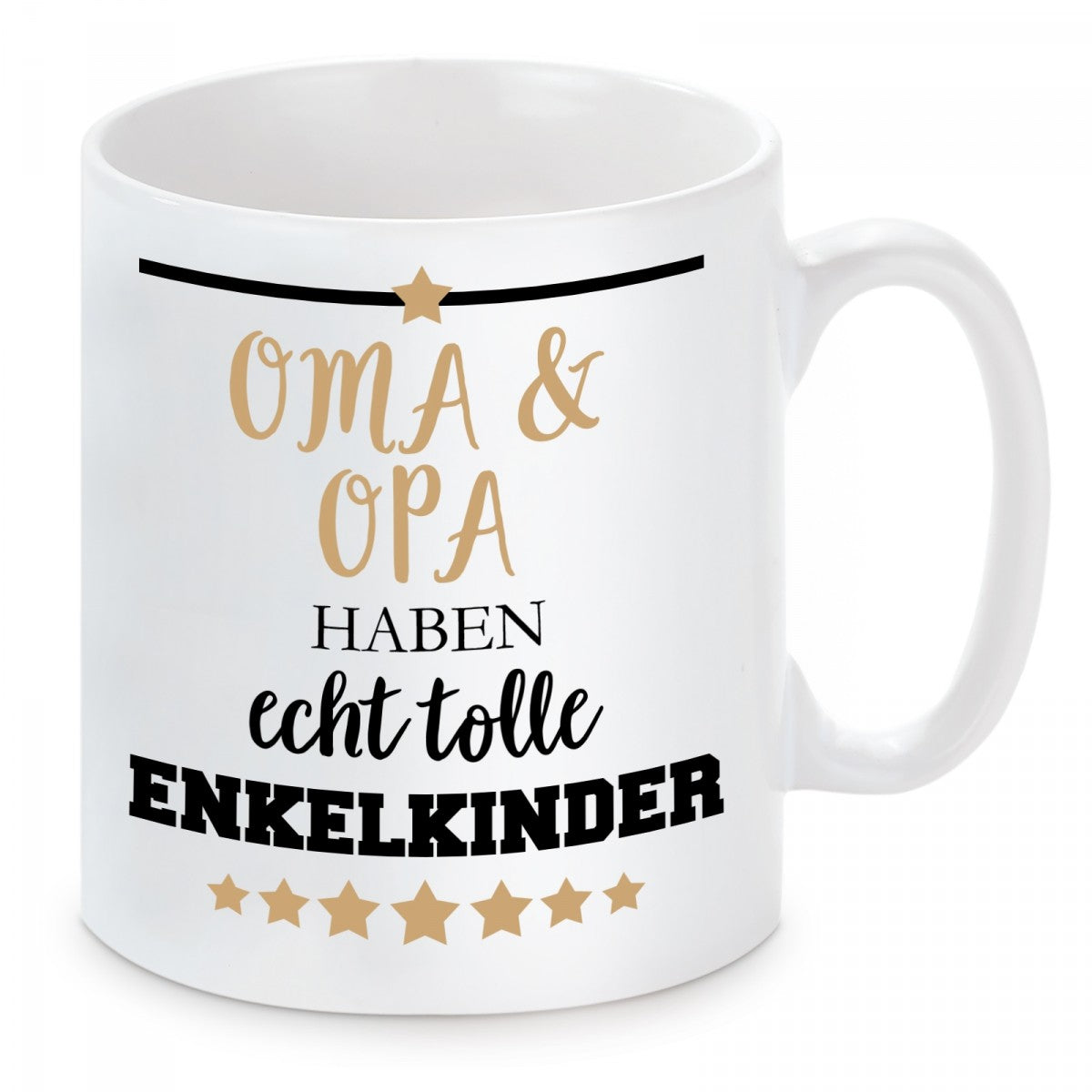 Tasse mit Motiv - Oma & Opa haben echt tolle Enkelkinder