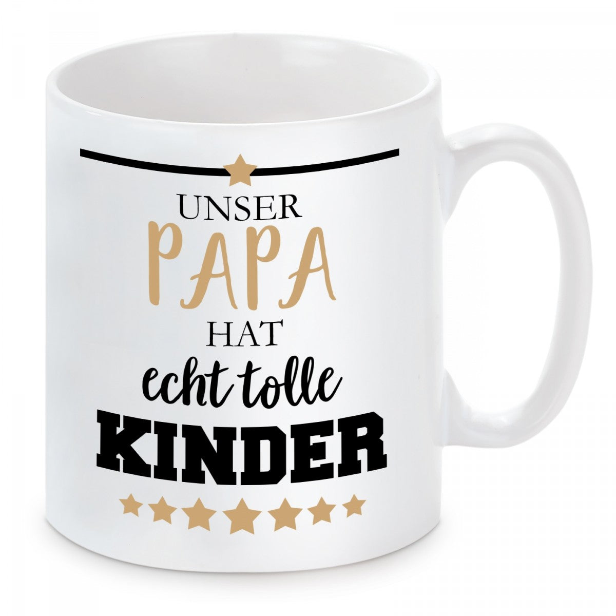 Tasse mit Motiv - Unser Papa hat echt tolle Kinder