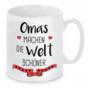 Tasse mit Motiv - Omas machen die Welt schöner