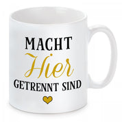 2er Set Tassen mit Motiv - Nichts macht Sinn hier wenn wir getrennt sind