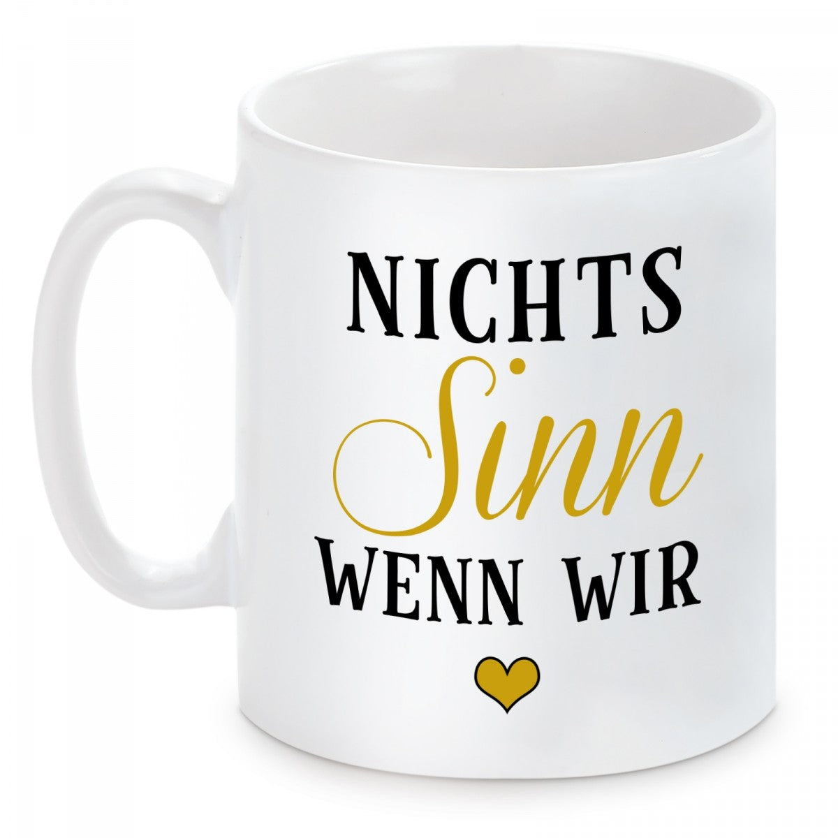2er Set Tassen mit Motiv - Nichts macht Sinn hier wenn wir getrennt sind
