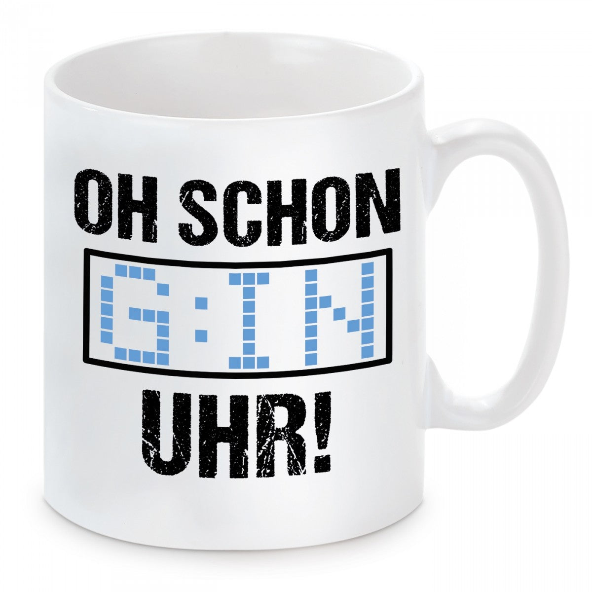 Tasse mit Motiv - Oh schon Gin Uhr!