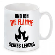 2er Set Tassen mit Motiv - Ich bin ein Feuerwehrmann-Und ich die Flamme seines Lebens