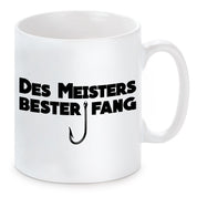 2er Set Tassen mit Motiv - Meister des Angelns-Des Meisters bester Fang