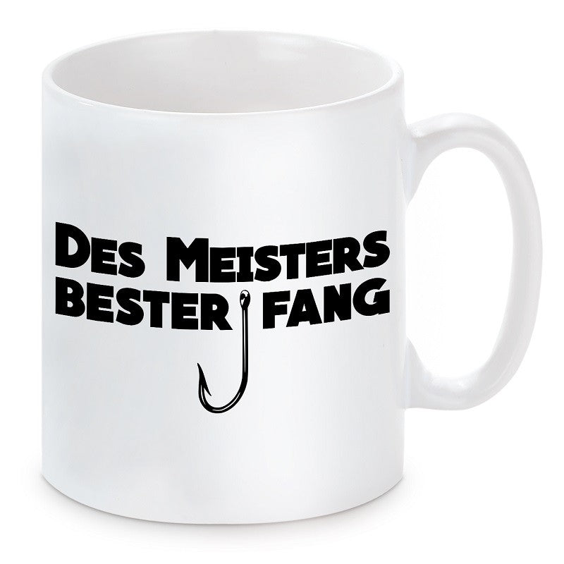 2er Set Tassen mit Motiv - Meister des Angelns-Des Meisters bester Fang