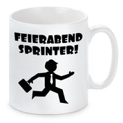 Tasse mit Motiv - Feierabend Sprinter