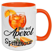 Tasse mit Motiv - Bin auf Aperol Spritztour