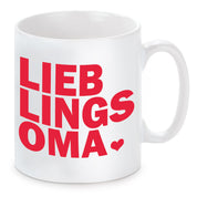 Tasse mit Motiv - Lieblingsoma