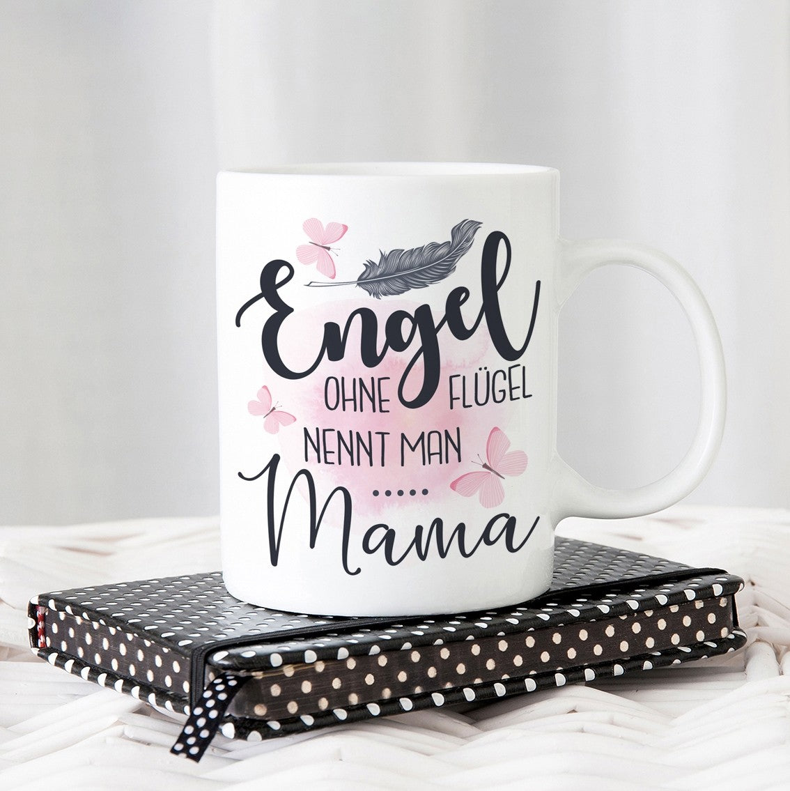 Tasse mit Motiv - Engel ohne Flügel nennt man Mama