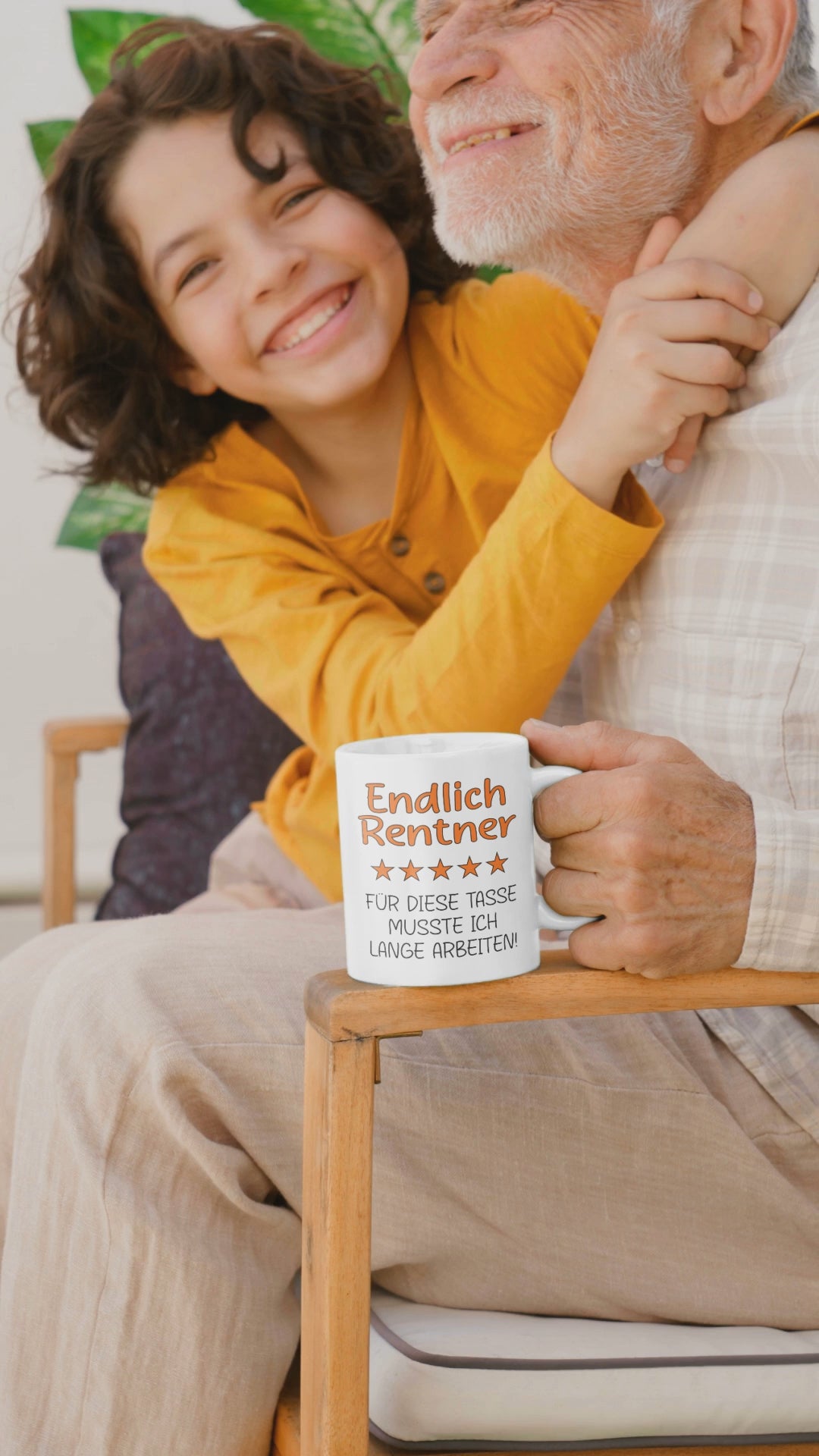 Tasse mit Spruch | Endlich Rentner - Für diese Tasse musste ich lange arbeiten! | lustige Keramiktasse | Spülmaschinenfest | Tasse mit hochwertigem Druck