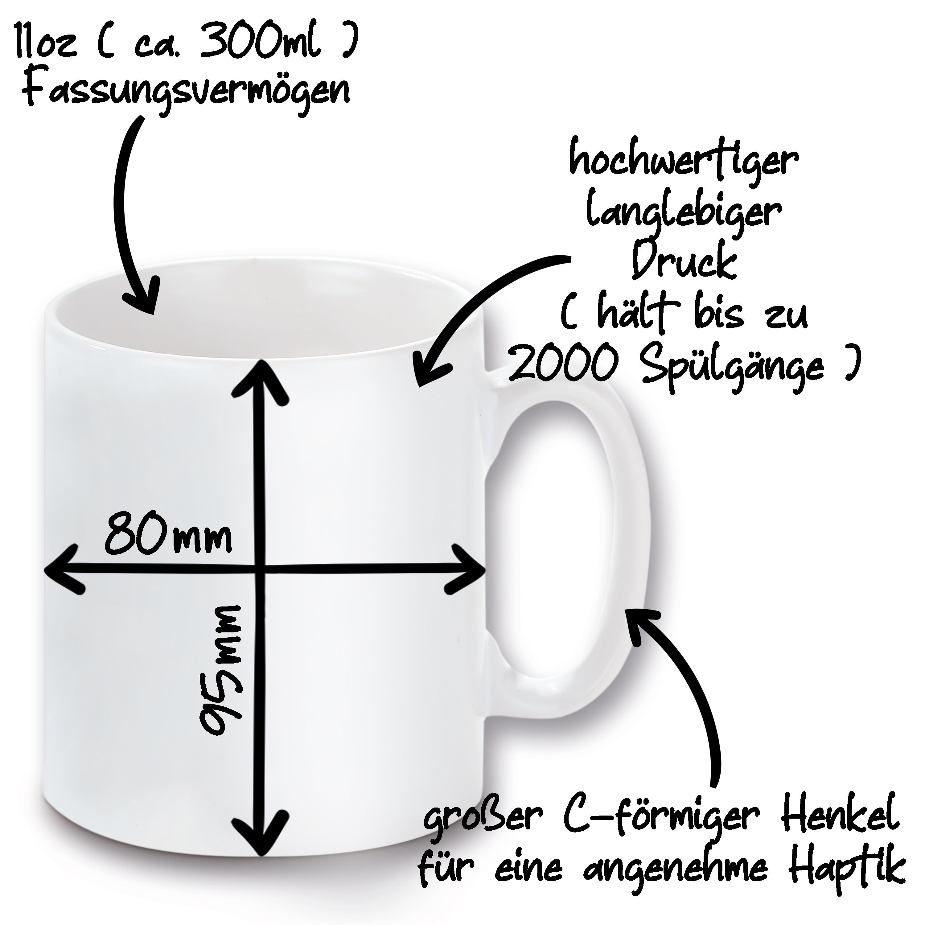 Tasse mit Motiv - Engel ohne Flügel nennt man Schwiegertochter