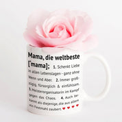 Tasse mit Motiv - Mama, die Weltbeste
