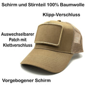 Trucker Mesh Cap mit Patch - Team Glühwein - Farbwahl | Unisex | OneSize durch verstellbaren Klipp-Verschluss